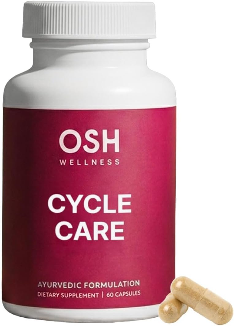 Ayurvedic Cycle & Hormonal Acne Support | Borage Seed Oil, Vitex, Guduchi & Vidari Kanda | Herbal Blend for Menstrual Comfort & Healthy-Looking Skin | 60 Capsules