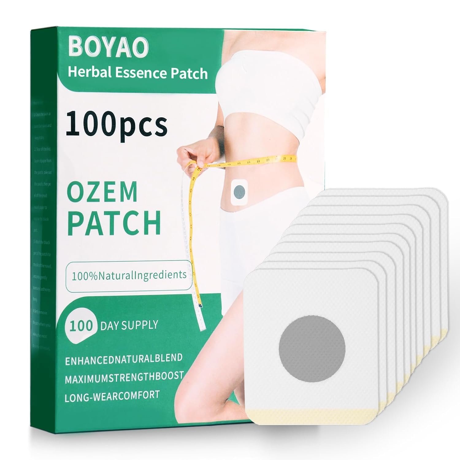 100pcs Ozem Women-Specific Care Patch | All-Day Full-Body Action | Comfort Fit & Discreet Design | Natural Formula | Hassle-Free Daily Application